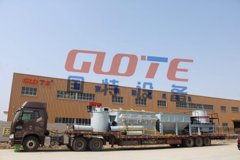 Vietnamese customers delivery site of quartz plate sand production line